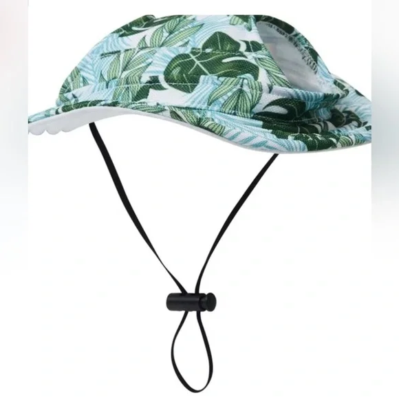 Fresco Dog & Cat Bucket Hat Palm Leaf  Short Brimmed Medium/Large - Picture 2 of 11